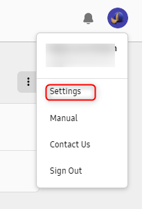 Access the Settings