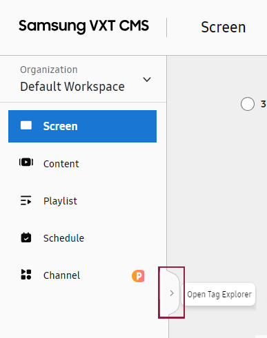 Access the Tag Explorer